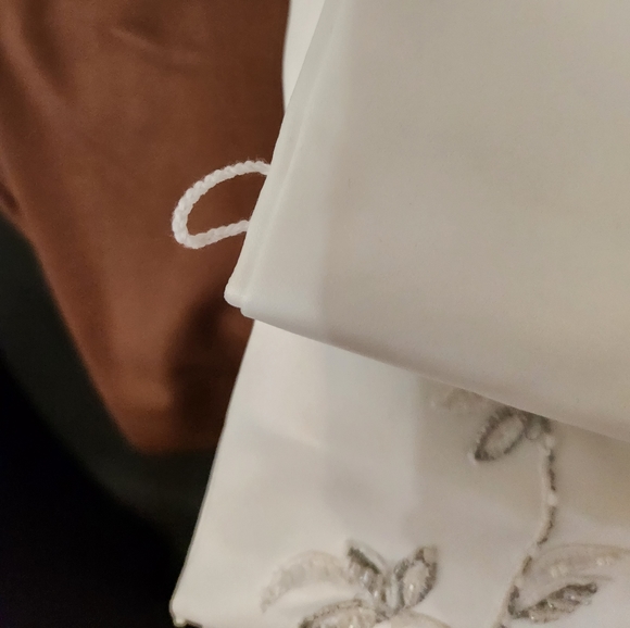 Satin Bridal Shawl - Picture 7 of 9